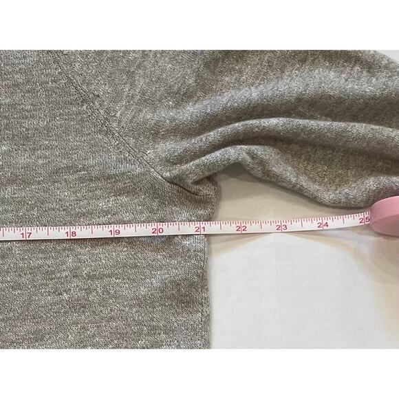 J. Crew Linen Blend Lightweight Tan Long Sleeve Crewneck Sweater, Men Size M - Picture 9 of 10